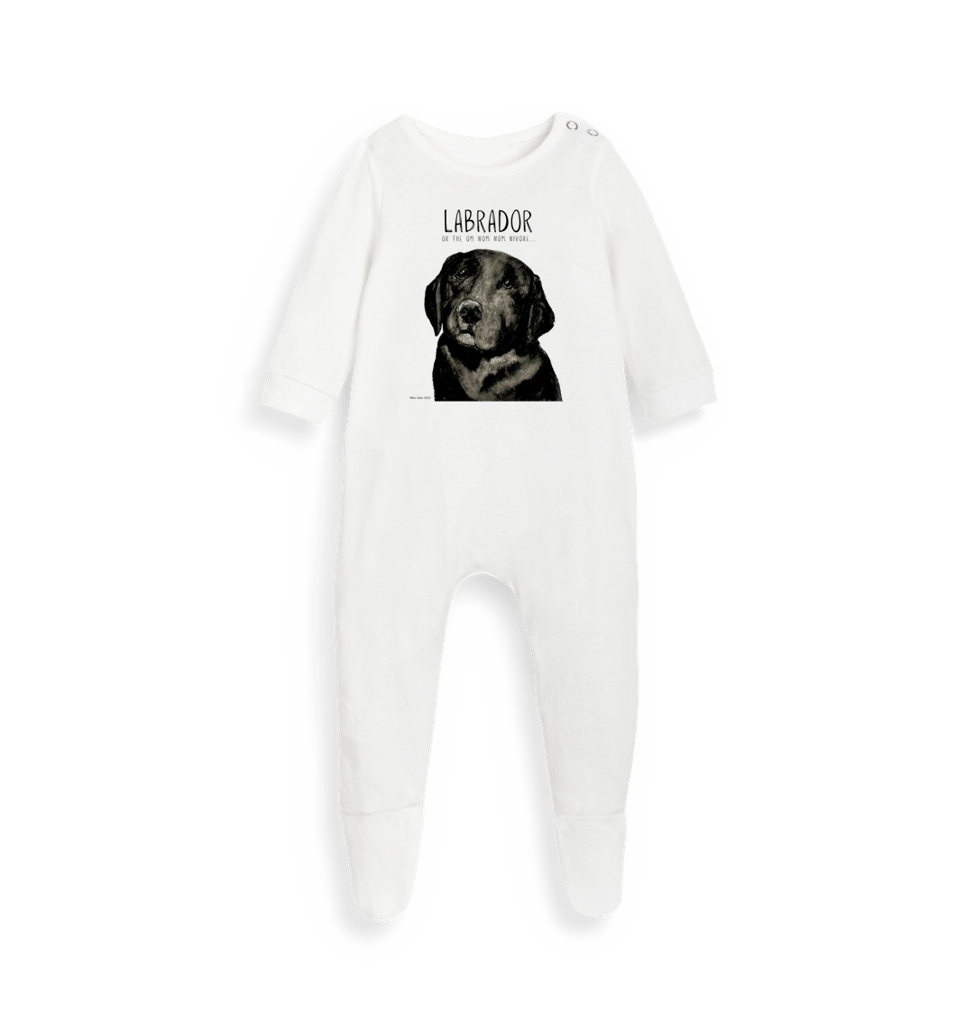 Dreaming of Snacks – The Black Labrador Sleepsuit