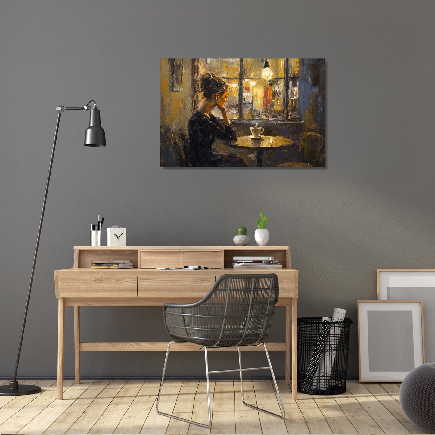 Dusk Coffee Moments Canvas