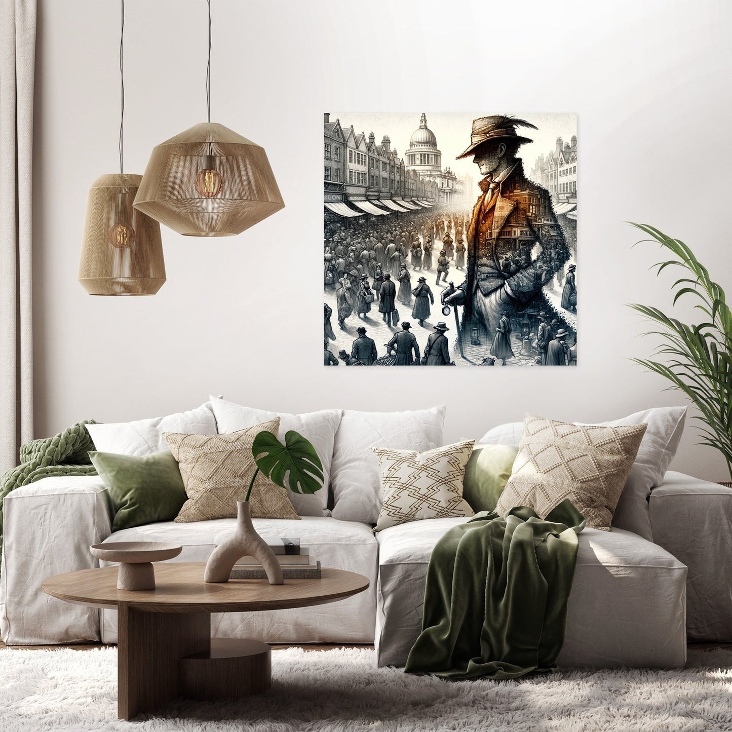Incognito at the Market Canvas