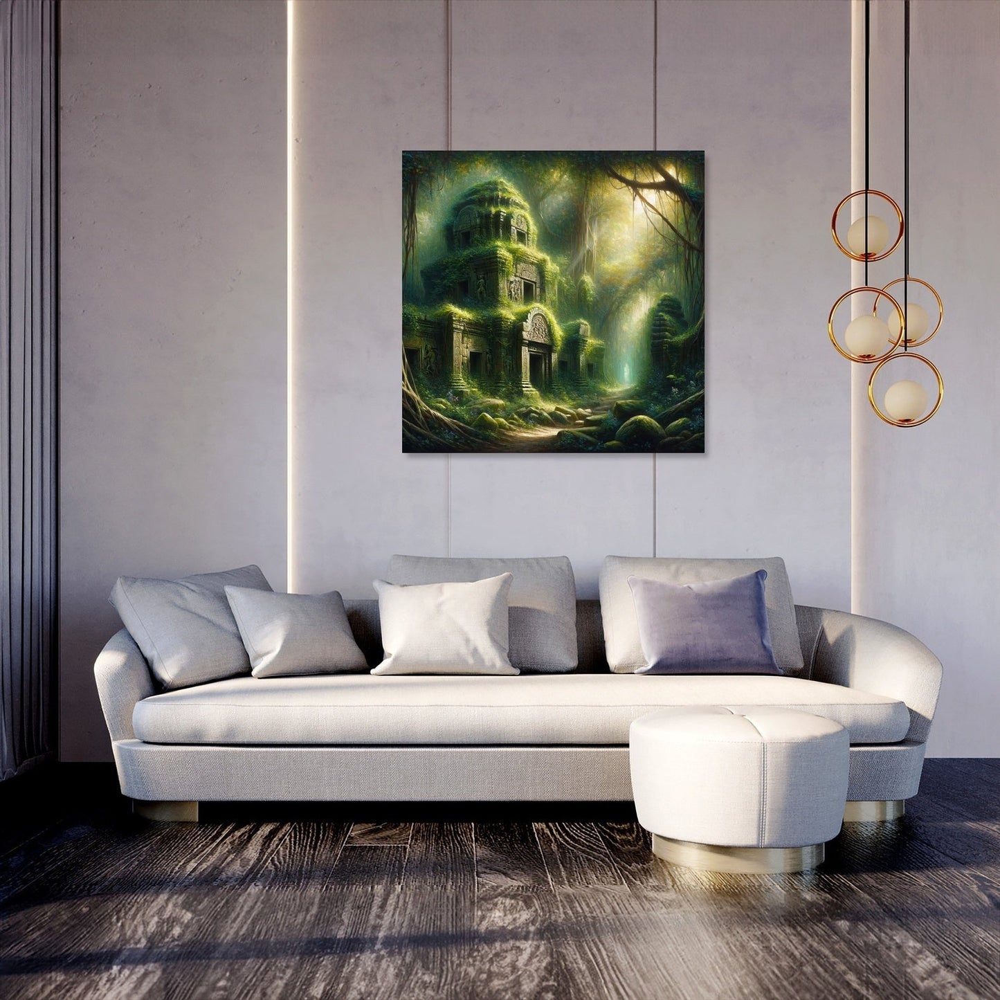 Jungle Ruins Canvas
