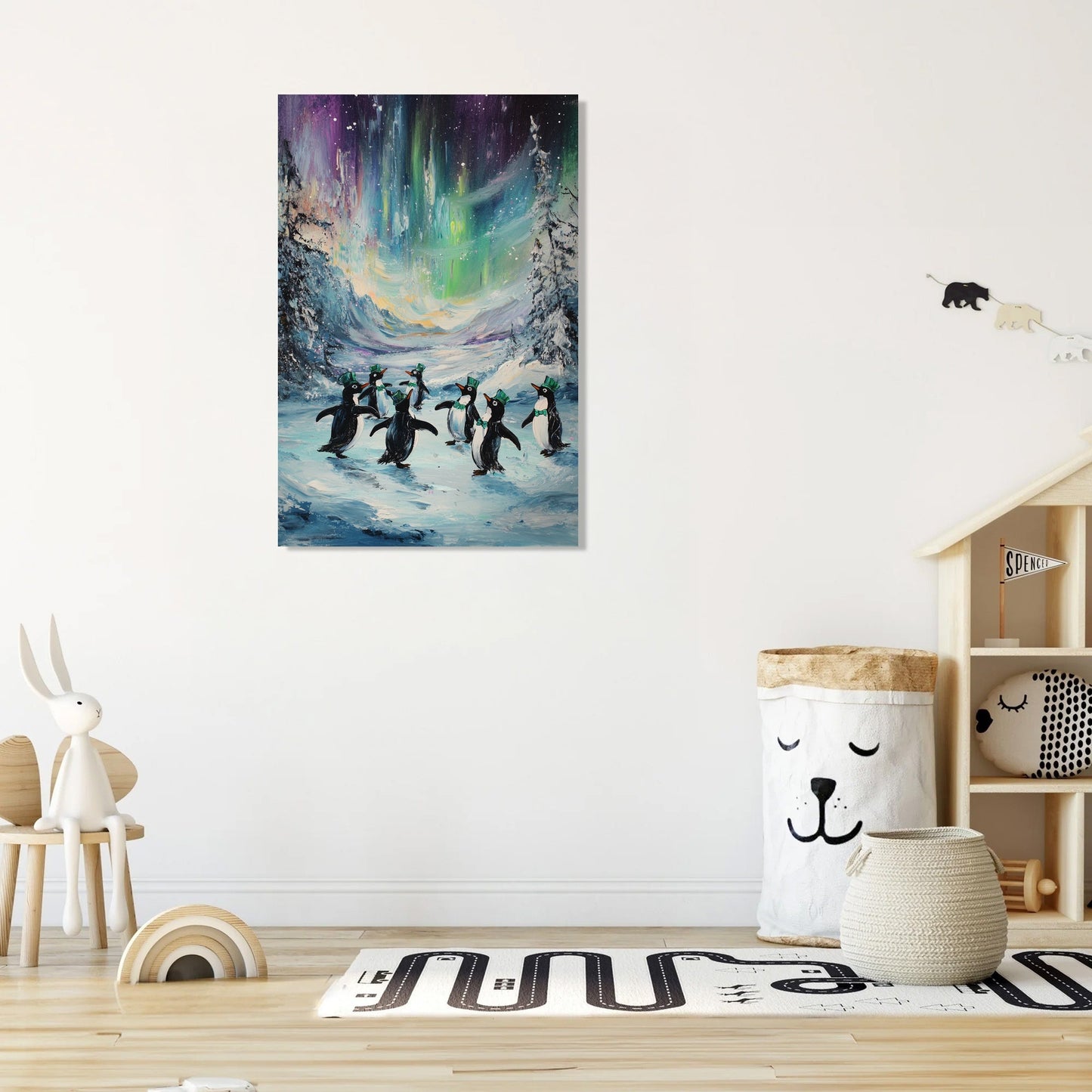 Penguin Dance Canvas