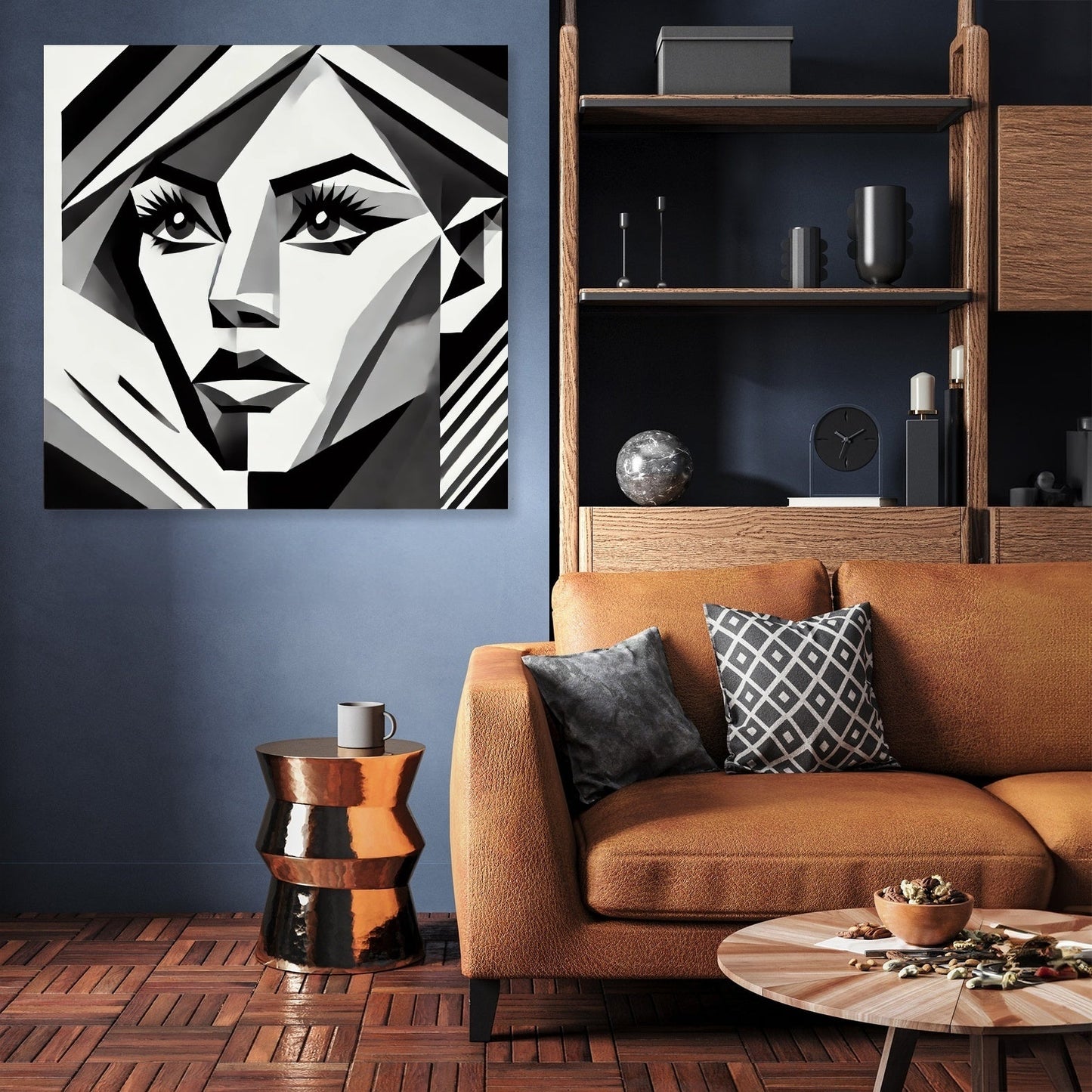 Geometric Elegance Canvas