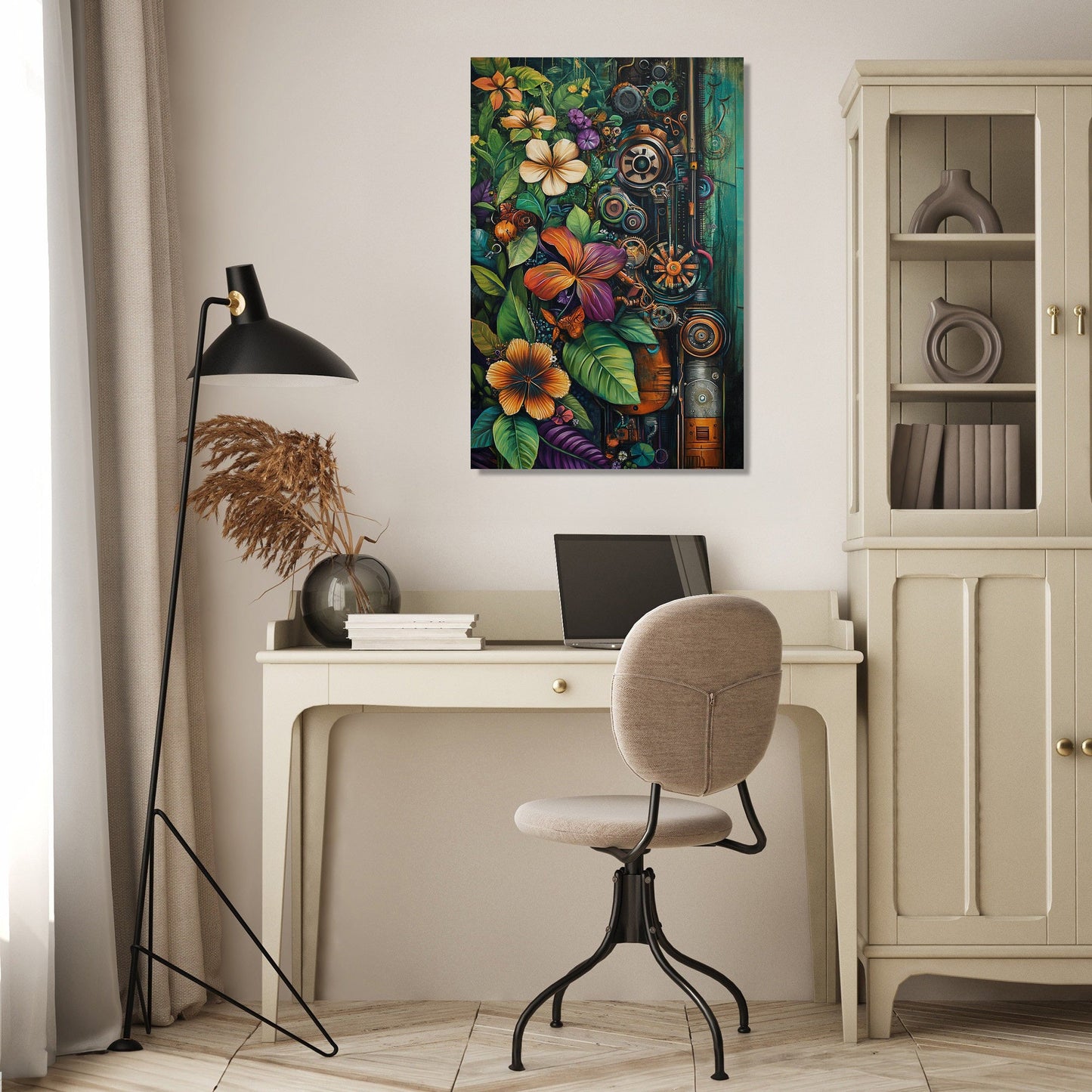 Nature-Machine Harmony Canvas