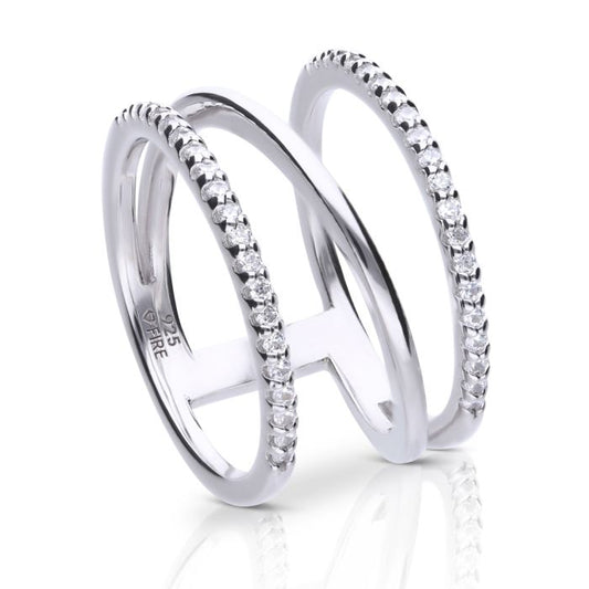 Diamonfire Triple Ring