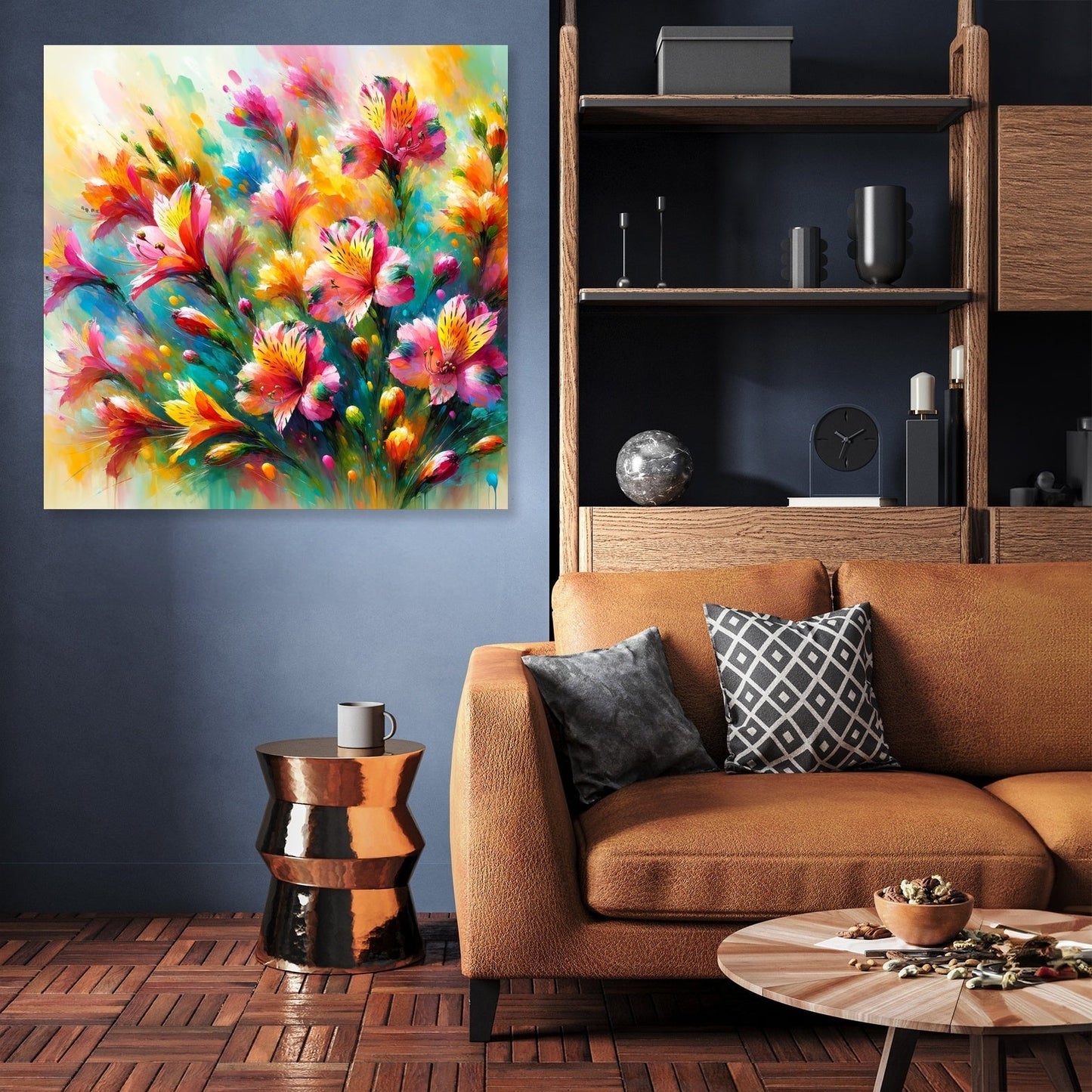 Alstroemeria's Dance Canvas