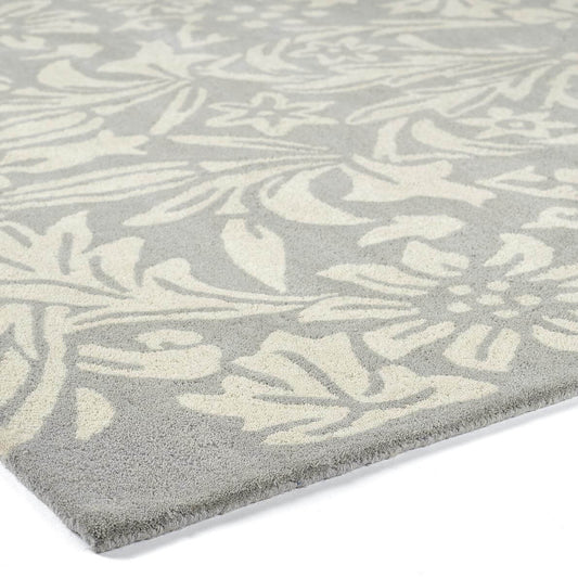 Heritage Lavender Floral Wool Rug