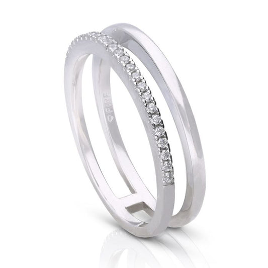 Diamonfire Double Ring