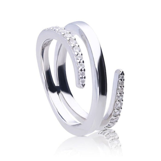 Diamonfire Wrap Around Ring