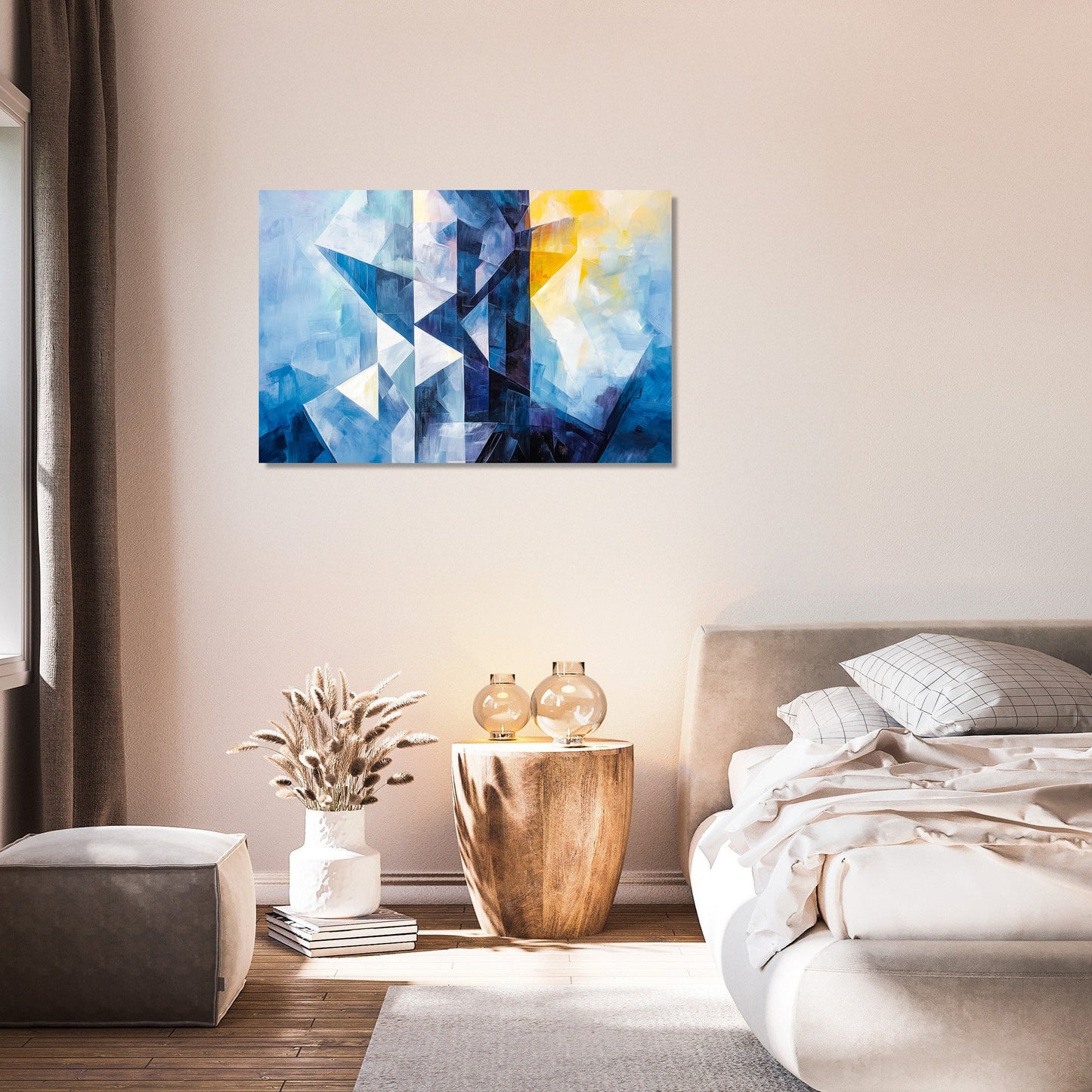 Geometric Tower Canvas