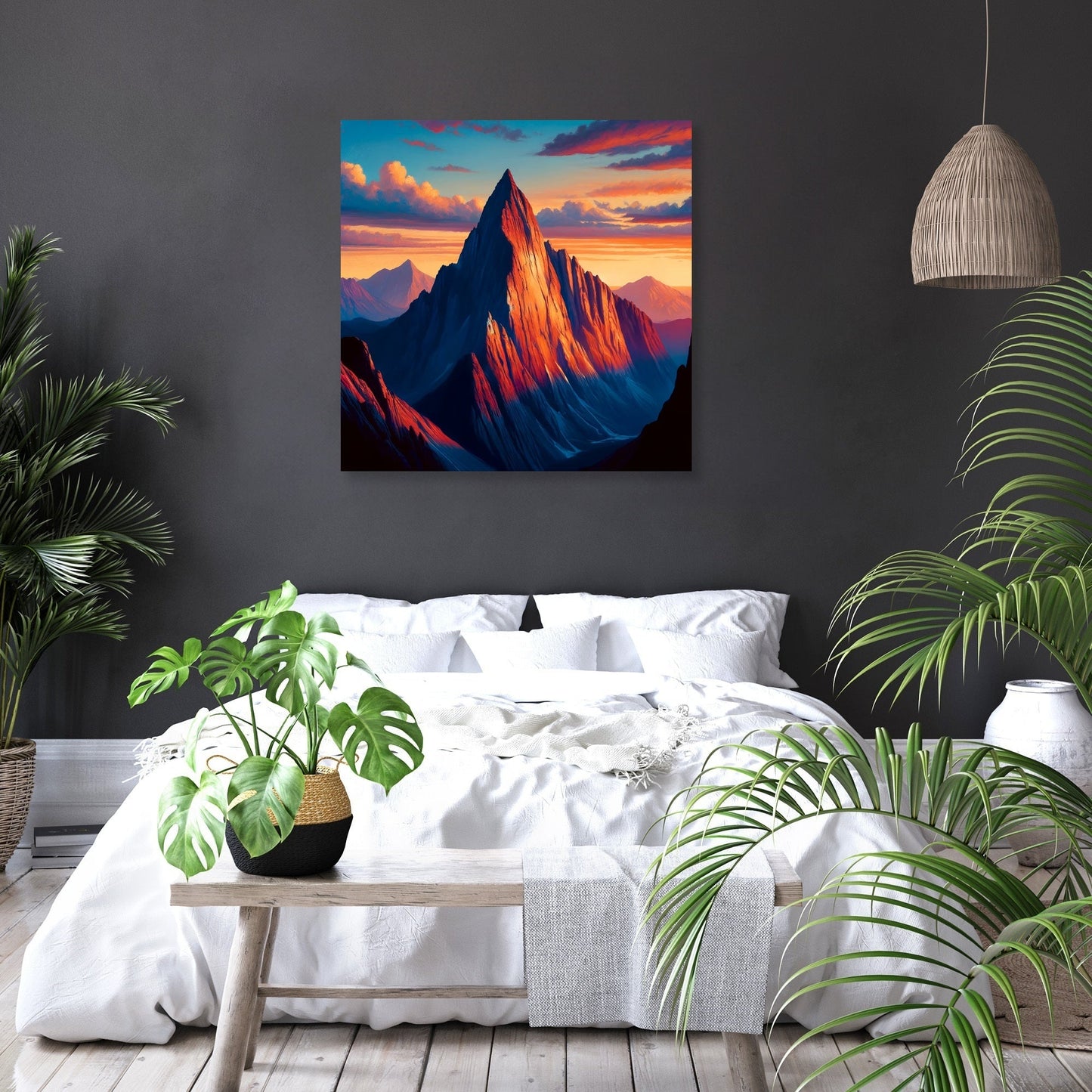 Mitre Peak Sunset Majesty Canvas