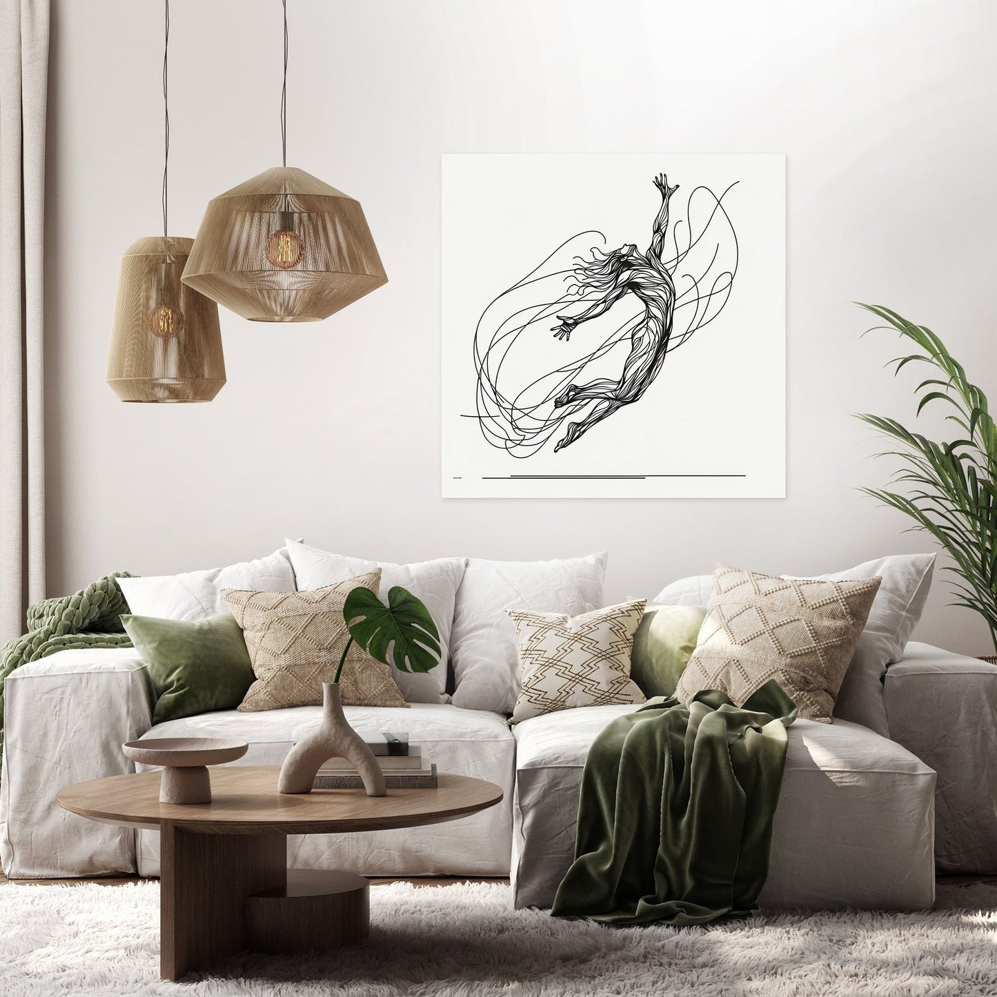 Skyward Leap Elegance Canvas