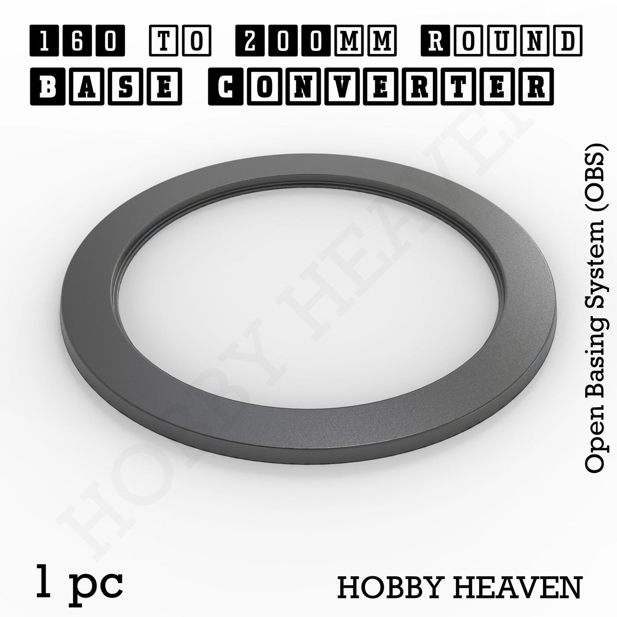 Round to Round Base Converters 3D Print Full Range