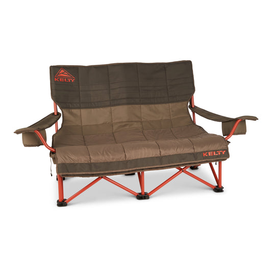Kelty Low-Loveseat Double Camping Chair in Nest Bungee Cord/Beluga