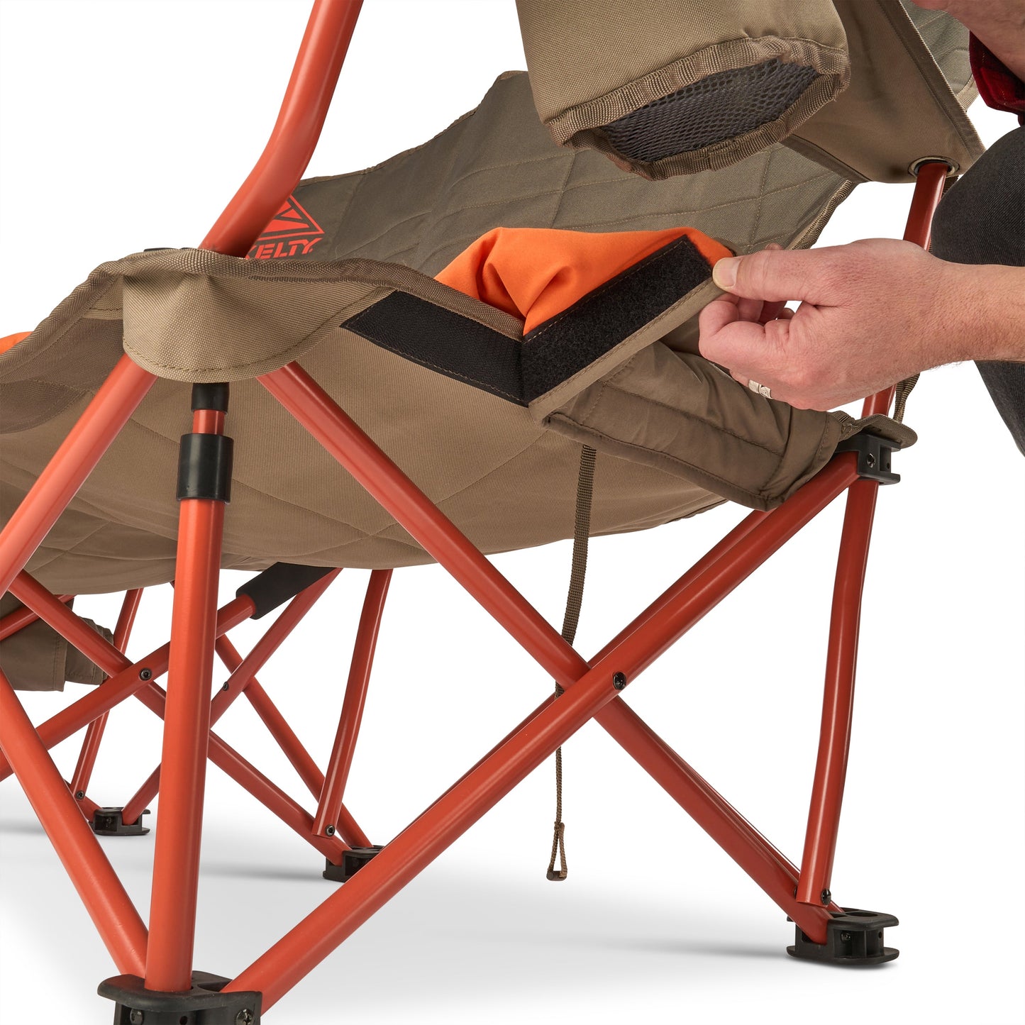 Kelty Low-Loveseat Double Camping Chair in Nest Bungee Cord/Beluga