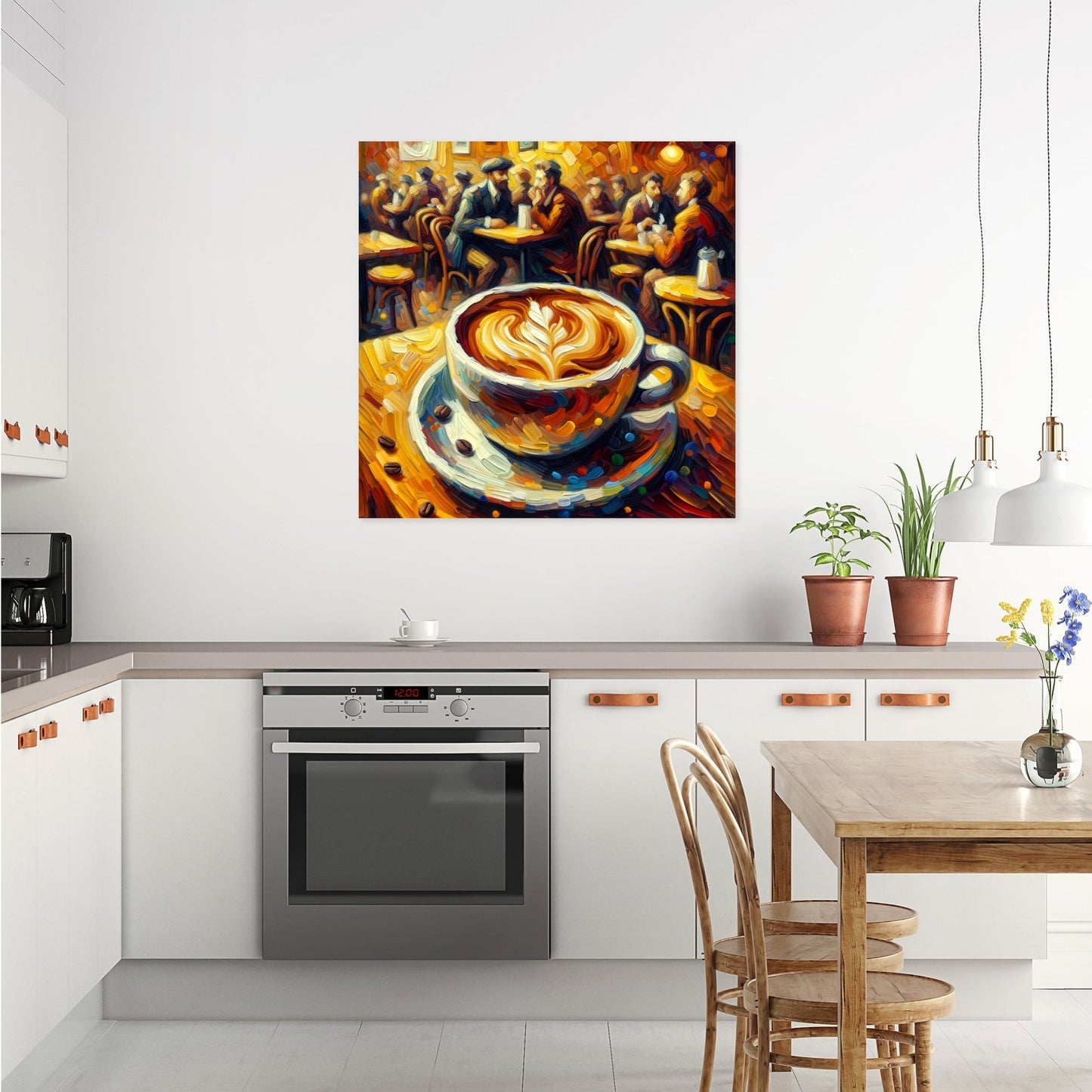 Enchanted Café Cappuccino Canvas