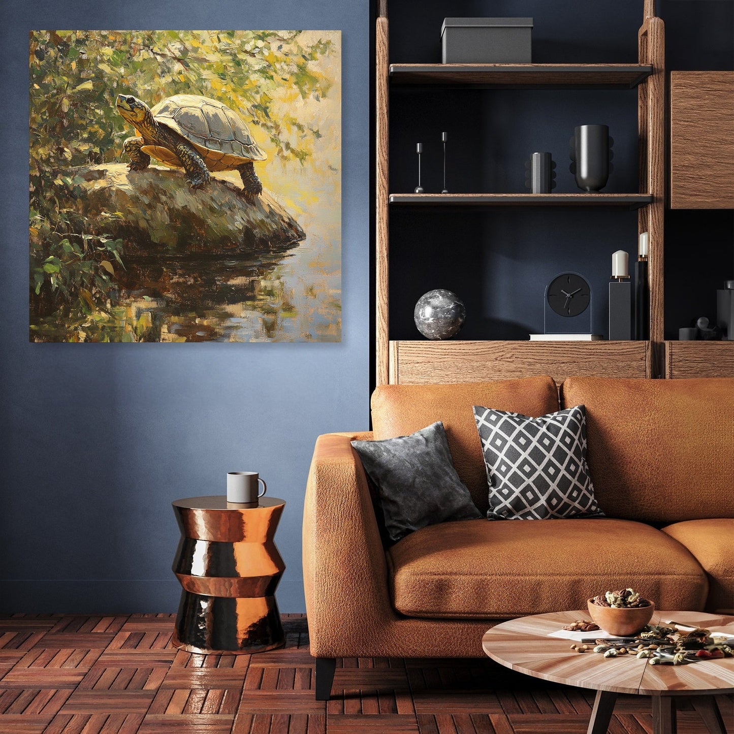 Turtle's Ascent Canvas