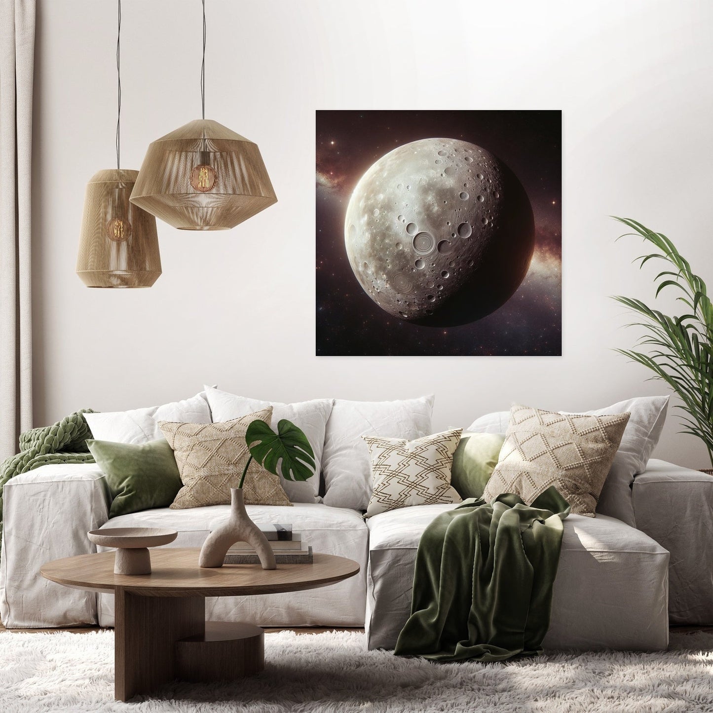 Ganymede's Magnetic Mystery Canvas