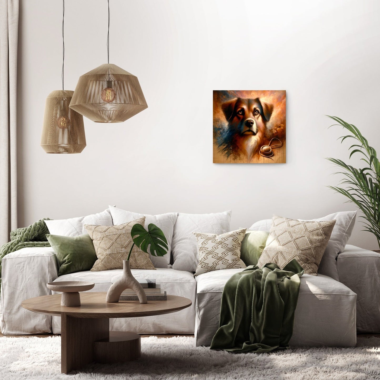 Canine Devotion Canvas