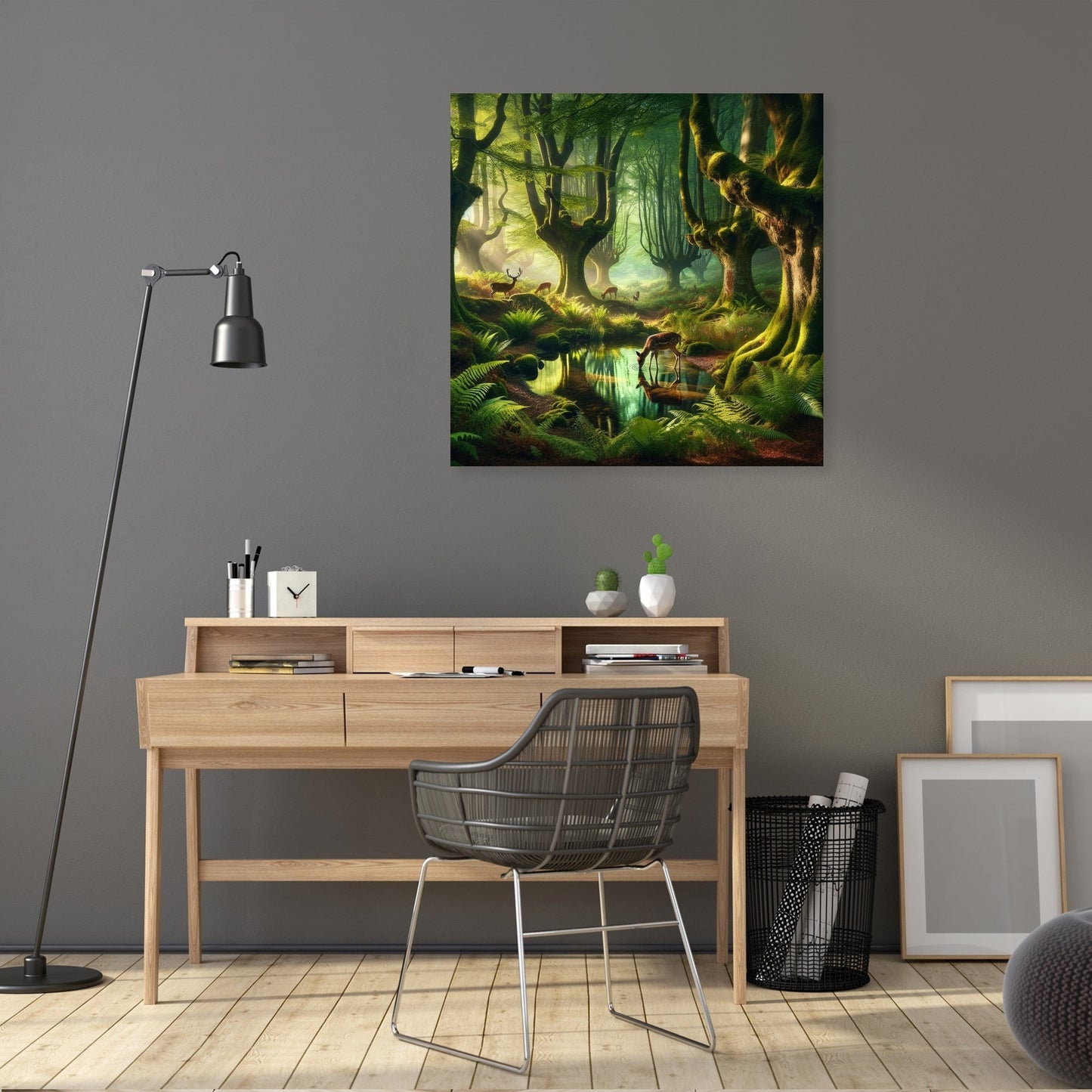 Enchanted Forest Pool Canvas