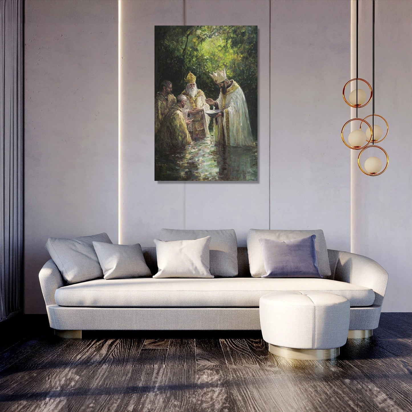 St. Patrick's Baptism Canvas