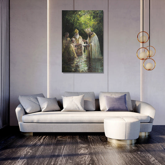 St. Patrick's Baptism Canvas
