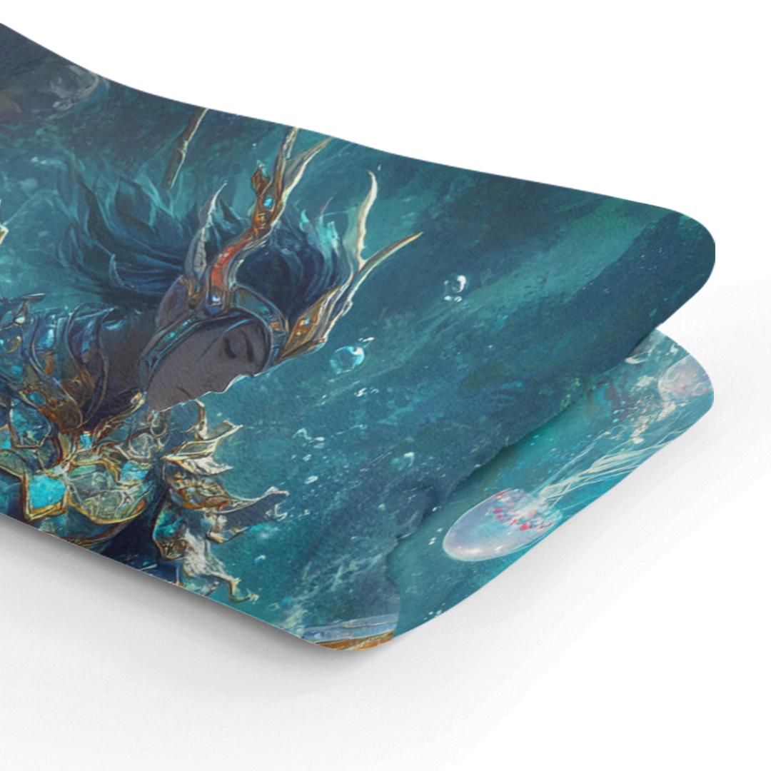 Mythical Abyss Warrior Blanket