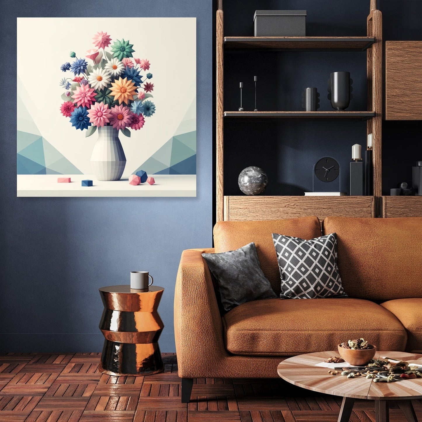 Pastel Geometry Canvas