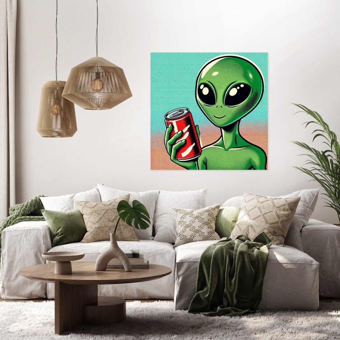 Alien Soda Canvas