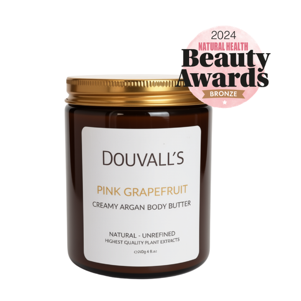 Organic Creamy Argan Body Butter Pink Grapefruit 240ml