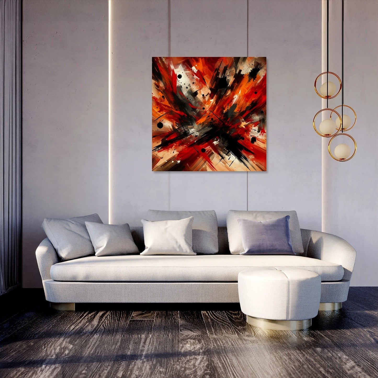 Irritation Frayed Canvas