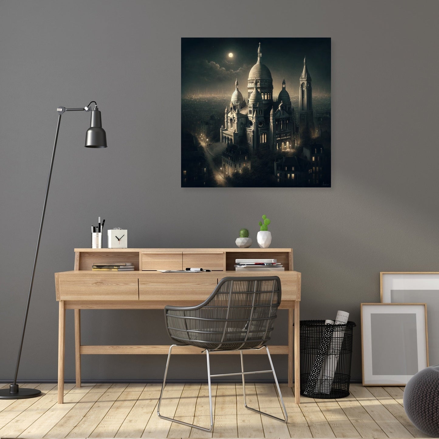 Sacre Coeur Illuminated Paris Canvas