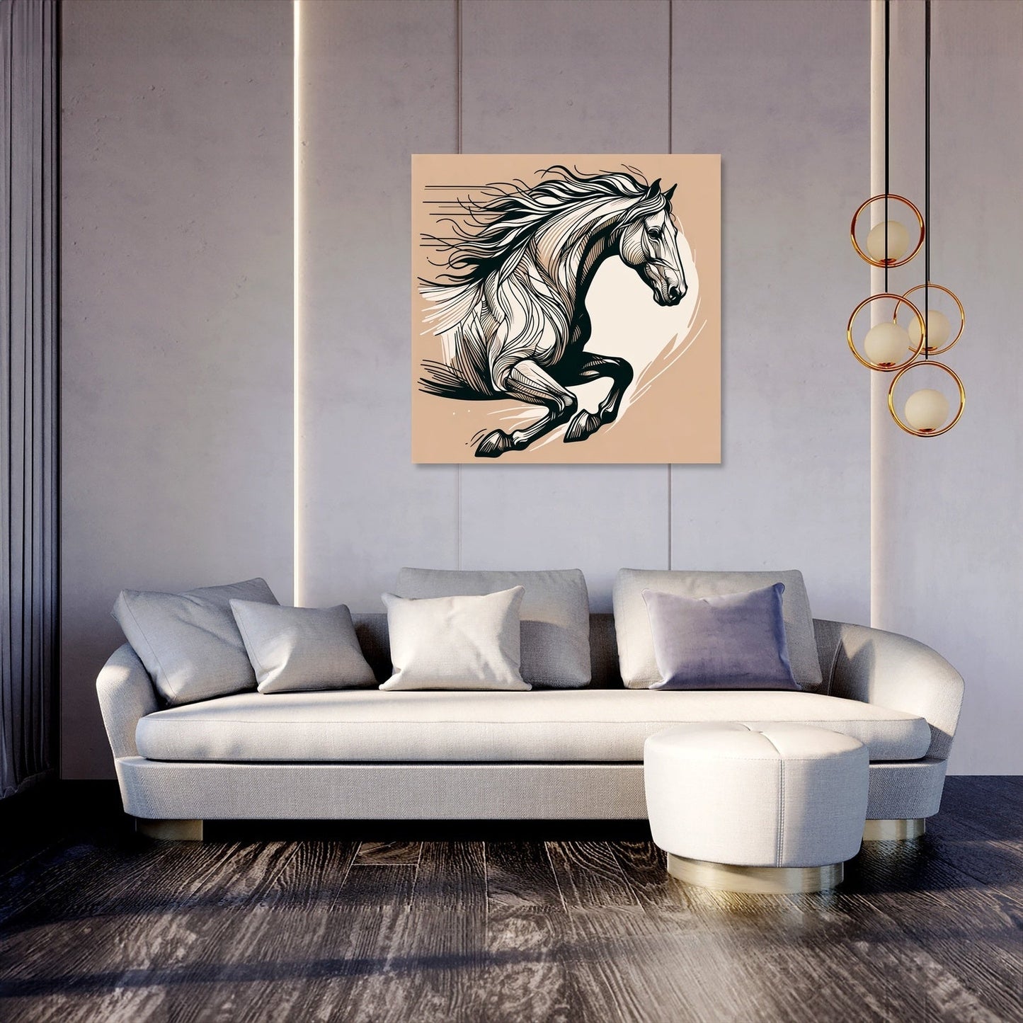 Galloping Grace Canvas
