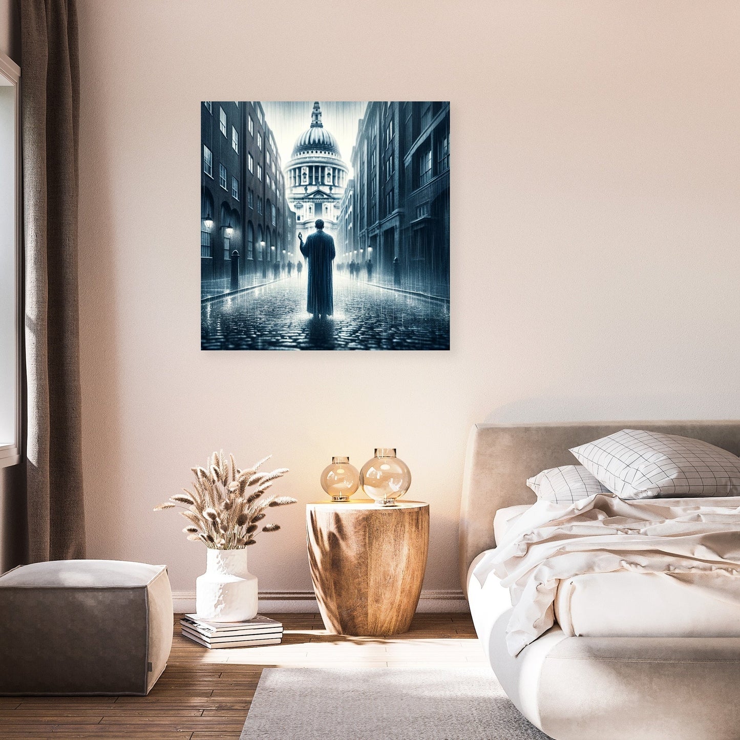 Vow Amidst the Rain Canvas