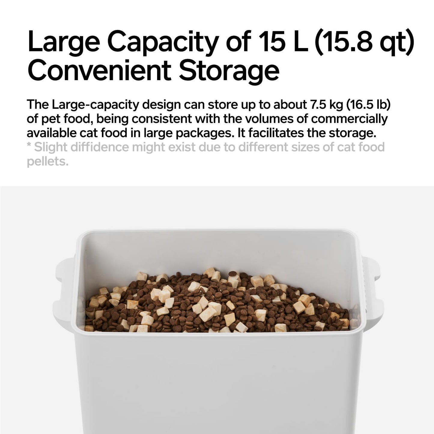 pidan 15L Vacuum Pet Food Storage with Scale