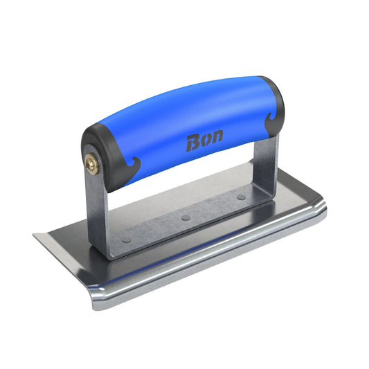 Bon Tool Curved End Concrete Edger - Comfort Wave Handle