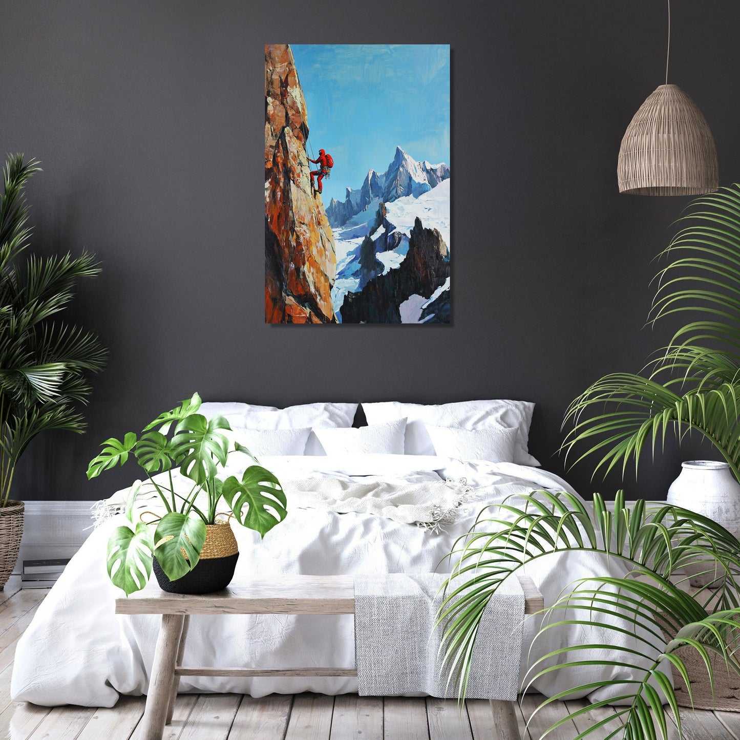 Climber's Ascent Canvas