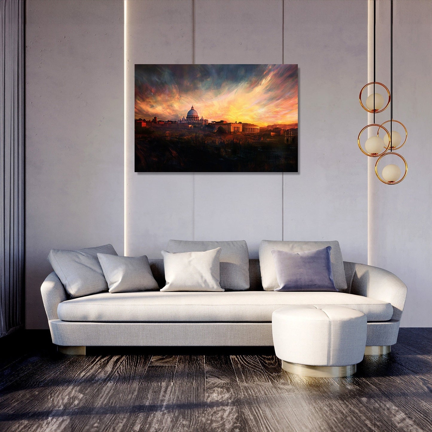 Vatican Sunrise Canvas