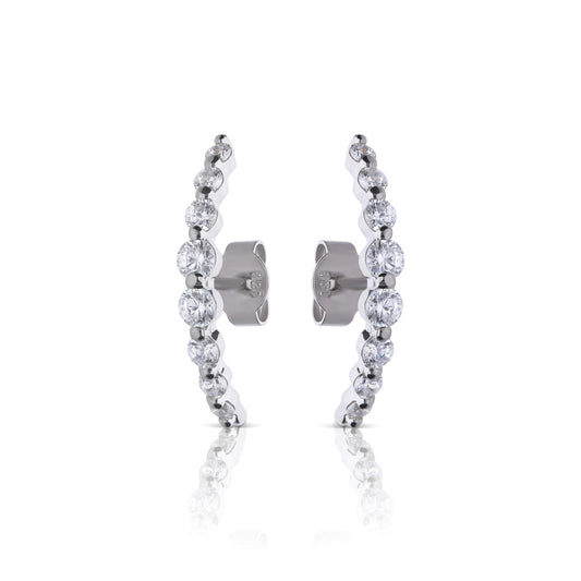 Diamonfire Pave Bar Earrings