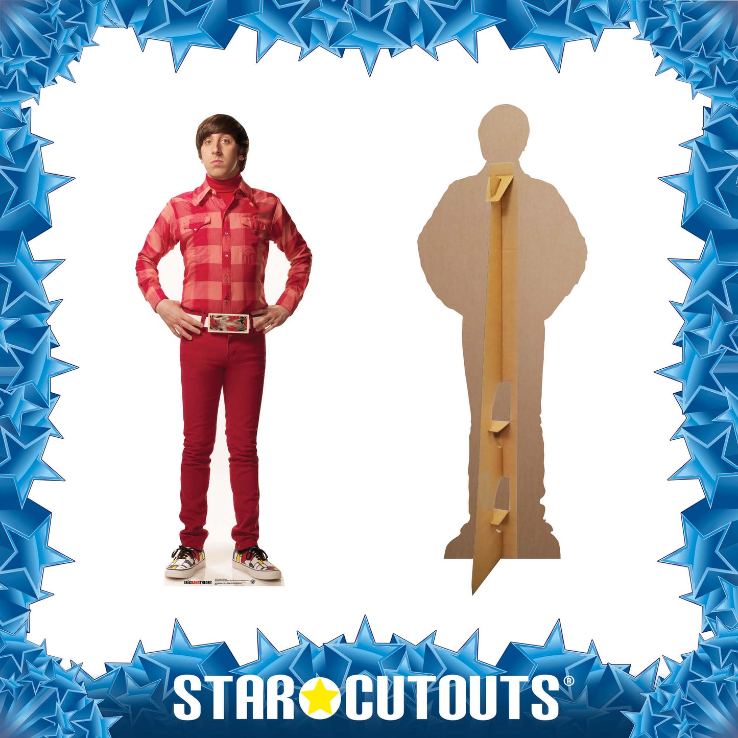SC621 Howard Wolowitz The Big Bang Theory Cardboard Cut Out Height 165cm