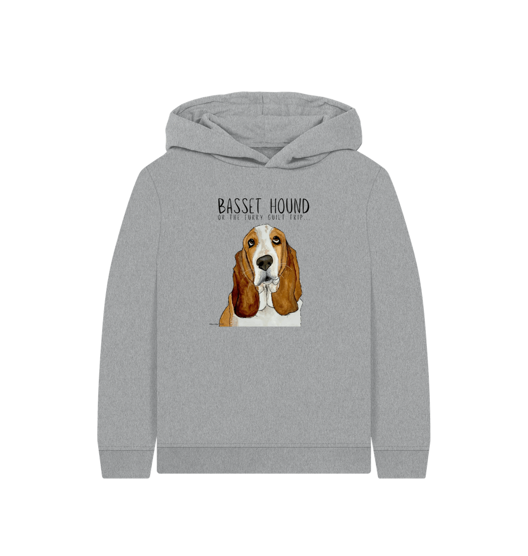 Basset Hound Child’s Hoodie: The Ultimate Guilt Trip, Now in Hoodie Form!