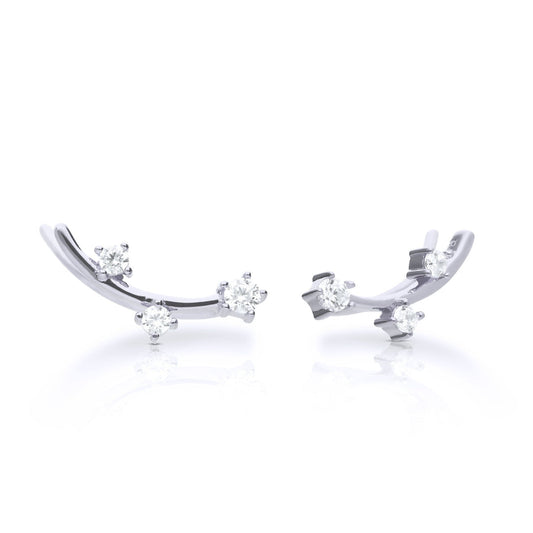 Diamonfire Bar Crawler Earrings