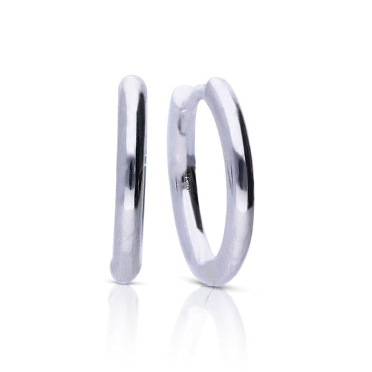 Diamonfire Plain Hoop Earrings