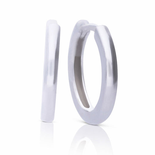 Diamonfire Plain Hoop Earrings