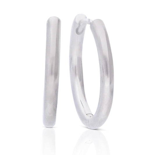 Diamonfire Plain Hoop Earrings