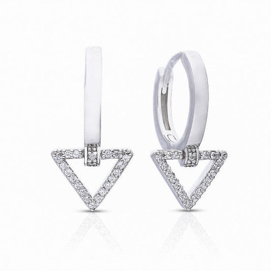 Diamonfire Geometric Hoop Earrings