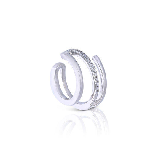 Diamonfire Ear Cuff with Cubic Zirconia