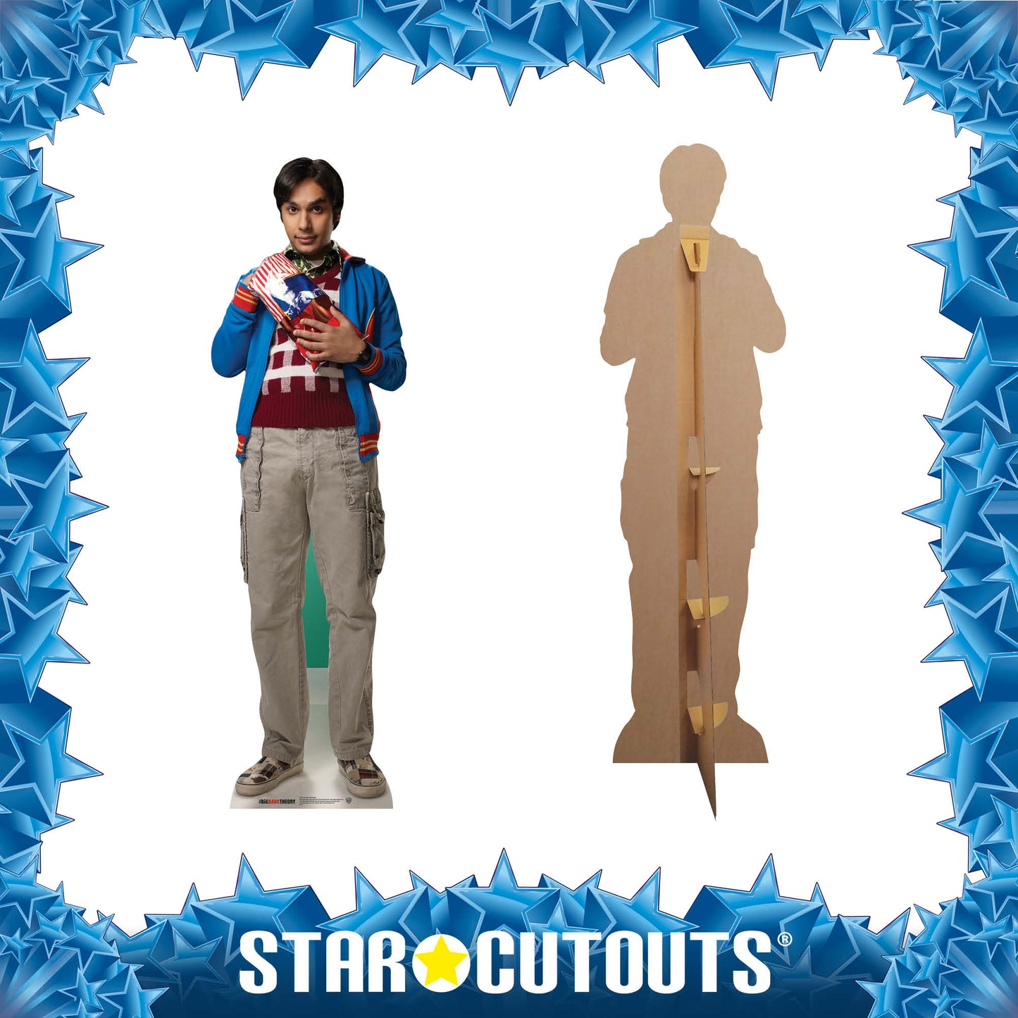 SC622 Dr Raj Koothrappali The Big Bang Theory Cardboard Cut Out Height 175cm