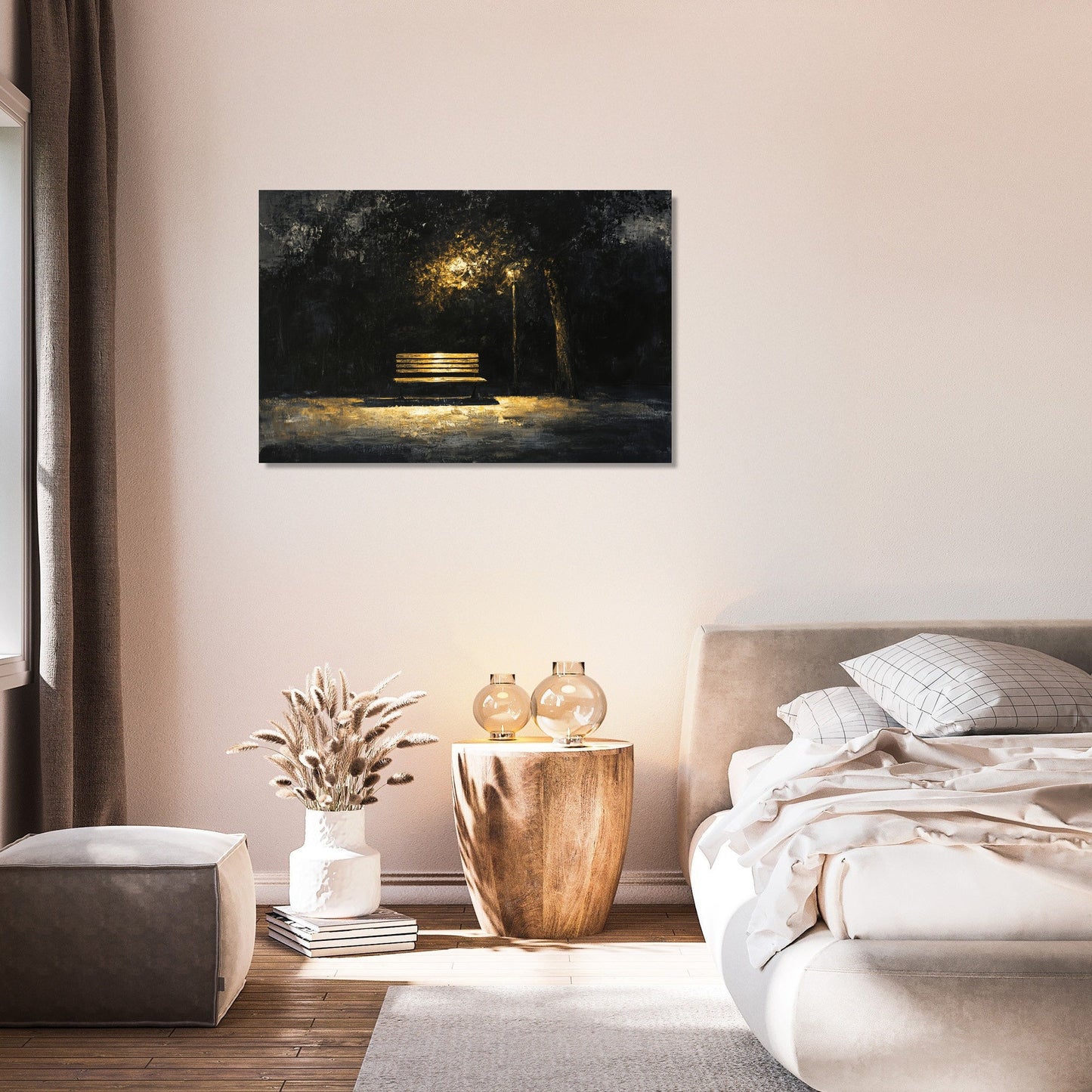 Bench of Echoes Canvas