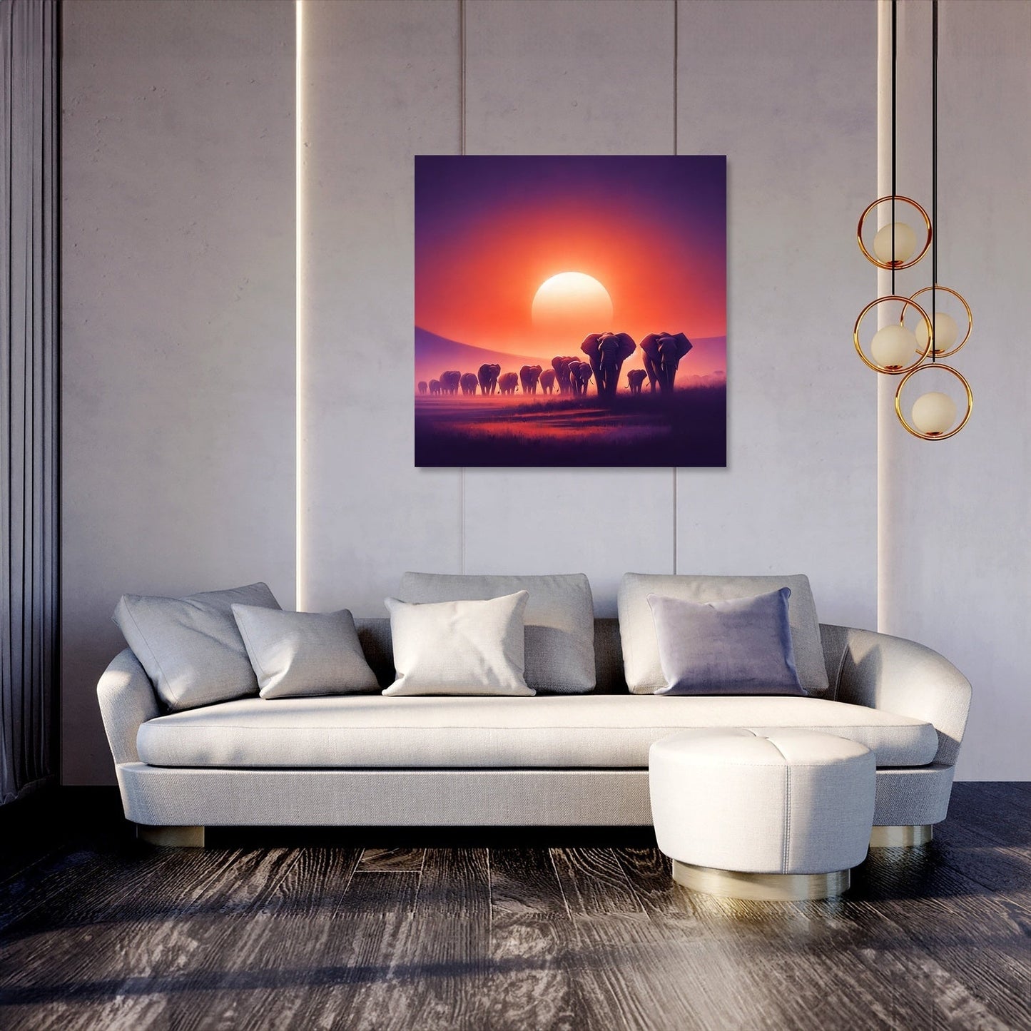 Savannah Sunset Canvas