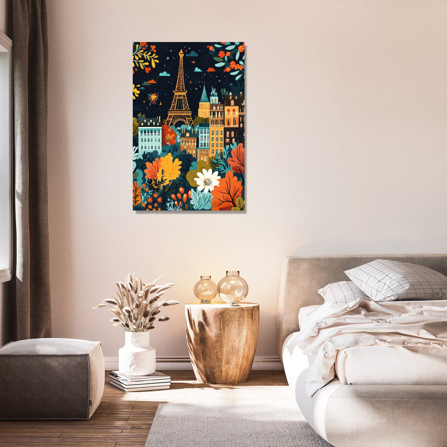 French Floral Festival Canvas